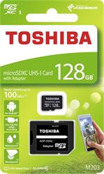 128 GB . microSDHC karta Toshiba Class 10 UHS + adaptér