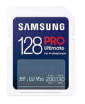 128 GB . SDXC karta Samsung PRO ULTIMATE Class 10 (U3 V30), ( r200NB/s, w130MB/s)