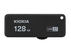 128 GB. USB 3.0 kľúč . KIOXIA Yamabiko U365, čierny