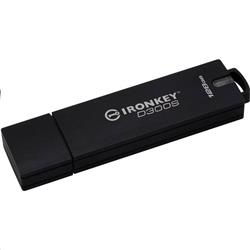 128 GB . USB 3.1 kľúč . Kingston IronKey D300SM Encrypted, čierny ( r250MB/s, w85MB/s)