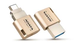16 GB . USB 3.1 klúč . ADATA DashDrive™ Choice UC350, zlatý (USB Type-C)
