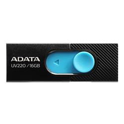 16 GB . USB kľúč . ADATA DashDrive™ Value UV220 USB 2.0, Black/Blue