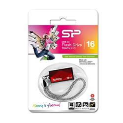 16 GB . USB kľúč ..... Silicon Power TOUCH 810, červený (odolný voči vode a nárazom)