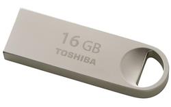 16 GB . USB kľúč . TOSHIBA - TransMemory kovový