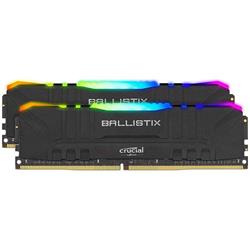 16GB (2x8GB) DDR4 4400MHz CL19 Crucial Ballistix MAX RGB UDIMM 288pin, black