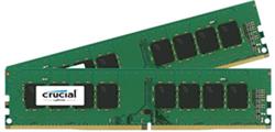 16GB Kit (8GBx2) DDR4 2400MHz (PC4-19200) CL17 SR x8 Crucial UDIMM 288pin