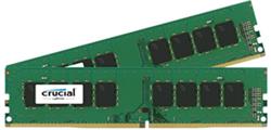 16GB Kit (8GBx2) DDR4 2666MHz (PC4-19200) CL17 SR x8 Crucial UDIMM 288pin