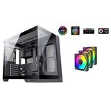 1stCOOL CubeTower DREAMER, skrinka ATX, 3x ARGB ventilátor + radič, USB3.0, USB-C, čierna