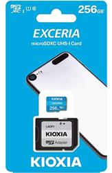 256 GB . microSDXC karta KIOXIA Exceria Class 10 UHS I U1 + adaptér