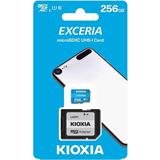 256 GB . microSDXC karta KIOXIA Exceria Class 10 UHS I U1 + adaptér