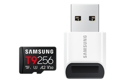 256 GB . microSDXC karta Samsung T9 + USB Adaptér