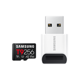 256 GB . microSDXC karta Samsung T9 + USB Adaptér