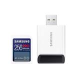 256 GB . SDXC karta Samsung PRO ULTIMATE Class 10 + čítačka (U3 V30), ( r200NB/s, w130MB/s)