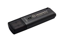 256 GB . USB 3.2 kľúč . Kingston IronKey Locker+ 50 G2, strieborný ( r145MB/s, w115MB/s)