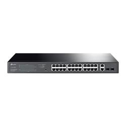 28-Port Gigabit Easy Smart Switch with 24-Port PoE+ PORT: 24× Gigabit PoE+ Ports, 2× Gigabit Non-PoE Ports, 2× Gigabit