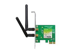 300Mbps Wi-Fi PCI Express Adapter SPEED: 300 Mbps at 2.4 GHz SPEC: 2× High Gain External Antennas
