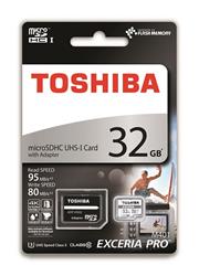 32 GB . microSDHC karta Toshiba EXCERIA PRO UHS I U3 + adaptér