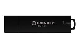 32 GB . USB 3.2 kľúč . Kingston IronKey D500S, čierny ( r260MB/s, w190MB/s)