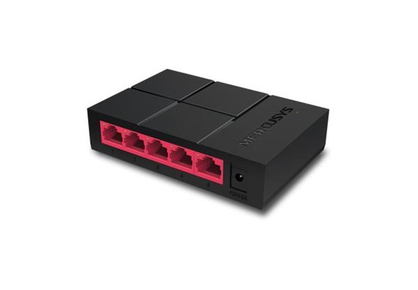 5-Port Gigabit Desktop Switch SPEC: 5× Gigabit Ports, Plastic Case FEATURE: Plug and Play, Power Saving
