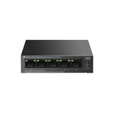 5-Port Gigabit Desktop Switch with 4-Port PoE+ PORT: 4× Gigabit PoE+ Ports, 1× Gigabit Non-PoE Port SPEC: 802.3af/at
