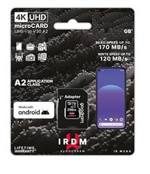 512 GB . microSDHC karta IRDM GOODRAM UHS I U3 A2 + adapter