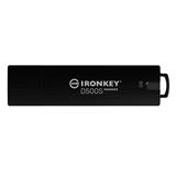 64 GB . USB 3.2 kľúč . Kingston IronKey Managed D500SM, čierny ( r260MB/s, w190MB/s)