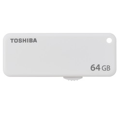 64 GB . USB kľúč . TOSHIBA - TransMemory biely
