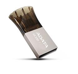 8 GB . USB kľúč . ADATA DashDrive™ Choice UC330 USB 2.0, strieborno-čierny (microUSB, OTG)