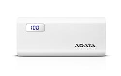 A-DATA Power Bank P12500D, 12500mAh, biely