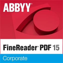 ABBYY FineReader PDF 15 Corporate, Single User License (ESD), Perpetual