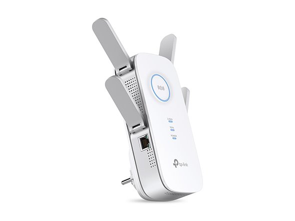 AC2600 Wi-Fi Range Extender SPEED: 800 Mbps at 2.4 GHz + 1733 Mbps at 5 GHz SPEC: 4 × External Antennas, 1 × Gigabit Por