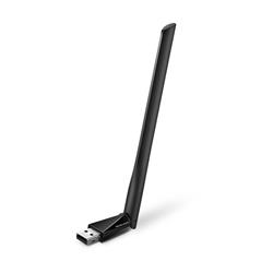 AC650 High Gain Wireless Dual Band USB Adapter SPEED: 200 Mbps at 2.4 GHz + 433 Mbps at 5 GHz SPEC: 1× High Gain Externa