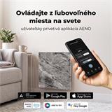 AENO AGH13S Premium QUADRO Smart Ohrievač, LIMITOVANÁ EDÍCIA, farba antický mramor, LED, WI-FI, max 500W, 50x50cm, Infra