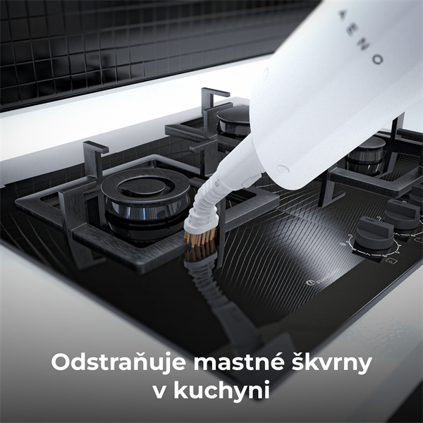 AENO Multifunkčný parný mop SM1 - 1200W, 110°C, 3bary, 380ml, 5m, Aroma olejček/dezinfekcia