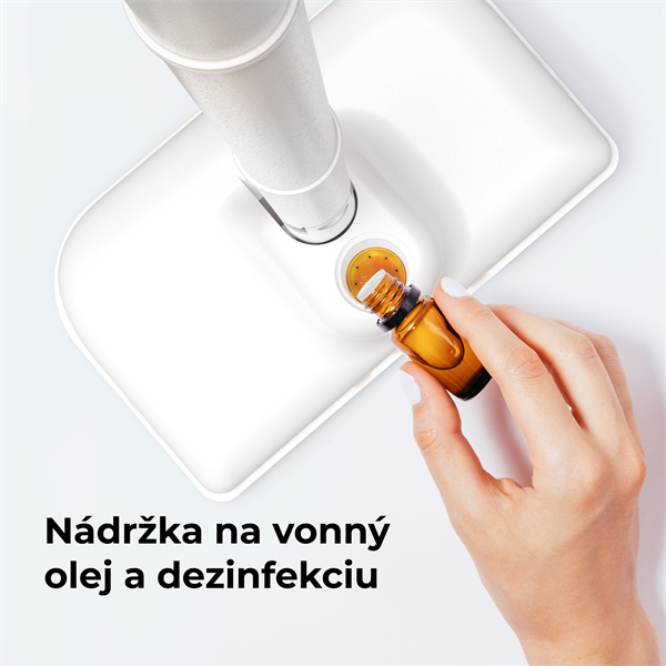 AENO Multifunkčný parný mop SM1 - 1200W, 110°C, 3bary, 380ml, 5m, Aroma olejček/dezinfekcia