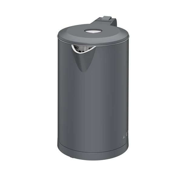 AENO Rychlovarná kanvica EK13G - 1,7l, dvojstenná stena, automatické vypnutie, nerezové vnútro, sivá