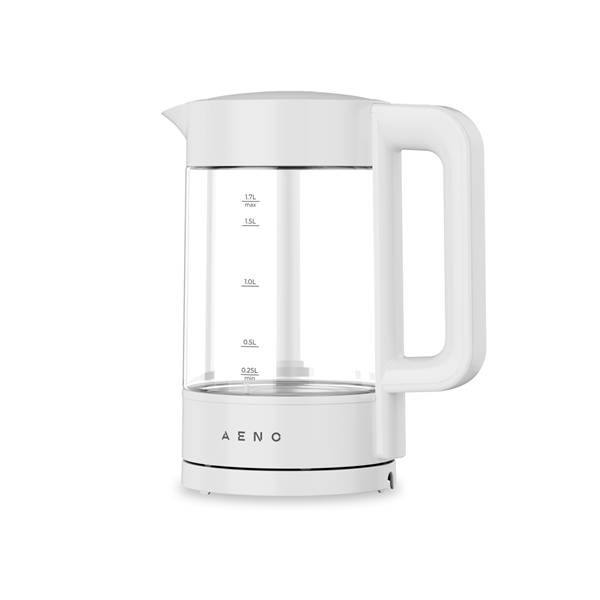 AENO Rychlovarná kanvica EK5 - 1,7l, 2200W, Strix, funkcia udržiavania tepla, auto vypnutie