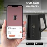 AENO Rychlovarná smart kanvica EK7S - cierna 2200W,1,7 l,Strix,dvojité steny,regulácia teploty,WiFi, LEDdisplej,auto vyp