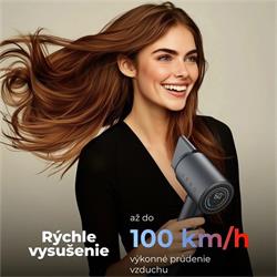 AENO vysovýkonný sušič vlasov HD3 v 100km/h, NTC senzor, 1500W, ionizátor,3rýchlosti, 5 trysiek, cest. taška