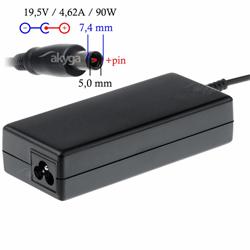 Akyga Notebook power supply Dedicated AK-ND-07 19.5V/4.62A 90W 7.4x5.0 mm + pin DELL