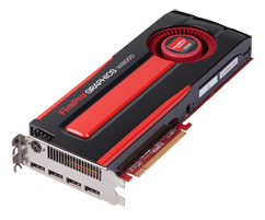 AMD FirePro Workstation Graphics W8000, 4GB/256-bit, GDDR5, 4xDP