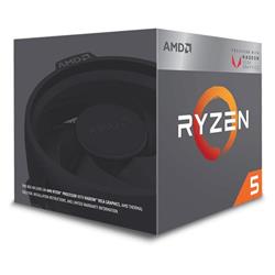 AMD, Ryzen 5 2400G, Processor BOX, soc. AM4, 65W, RX Vega Graphics s Wraith Stealth chladičom