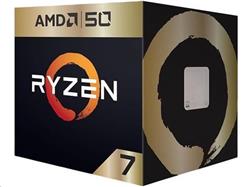 AMD, Ryzen 7 2700X, Processor BOX, soc. AM4, 105W, Wraith Prism chladič - Gold Edition