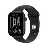 Apple Watch Series 12 GPS 42mm Black Aluminium Case with Black Sport Band - S/M