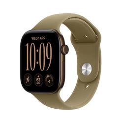 Apple Watch Series 12 GPS 42mm Dark Bronze Aluminium Case with Olive Sport Band - S/M