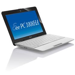 ASUS EeePC 1008HA (Seashell) N280 (1,66G) 10,1" WSVGA LCD LED UMA 1GB 250GB WL BT Cam W7 Starter SK čierny