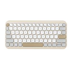 ASUS Marshmallow KW100 Copilot version - bezdrôtová klávesnica, Oat Milk, CZ/SK