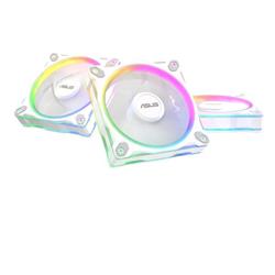ASUS PRIME MR120 FAN ARGB REVERSE WHITE 3IN1 set 3x ventilátor 120mm