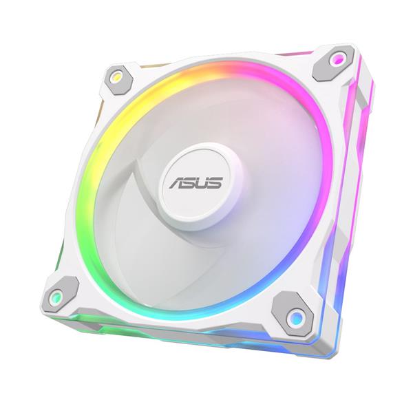 ASUS PRIME MR120 FAN ARGB REVERSE WHITE ventilátor 120mm