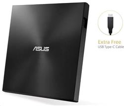 ASUS SDRW-08U9M-U external ultraslim DVD-RW USB-C/A, čierna